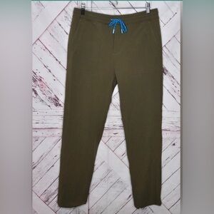 Cotopaxi Men's Subo Olive Green Pants with Blue Drawstring
